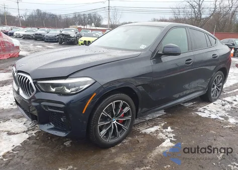 2023 BMW X6 xDrive40I из США, поврежденный, VIN 5UXCY6C02P9P49293